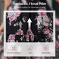 Women's Floral Cold-Shoulder Ruffle Dress