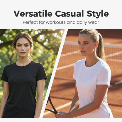 🥳2026 HOT SALE🥳Women's Loose-Fit T-Shirt – Classic crew neck, comfy cotton feel.