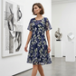Short Sleeve A-Line Knee-Length Party Dress