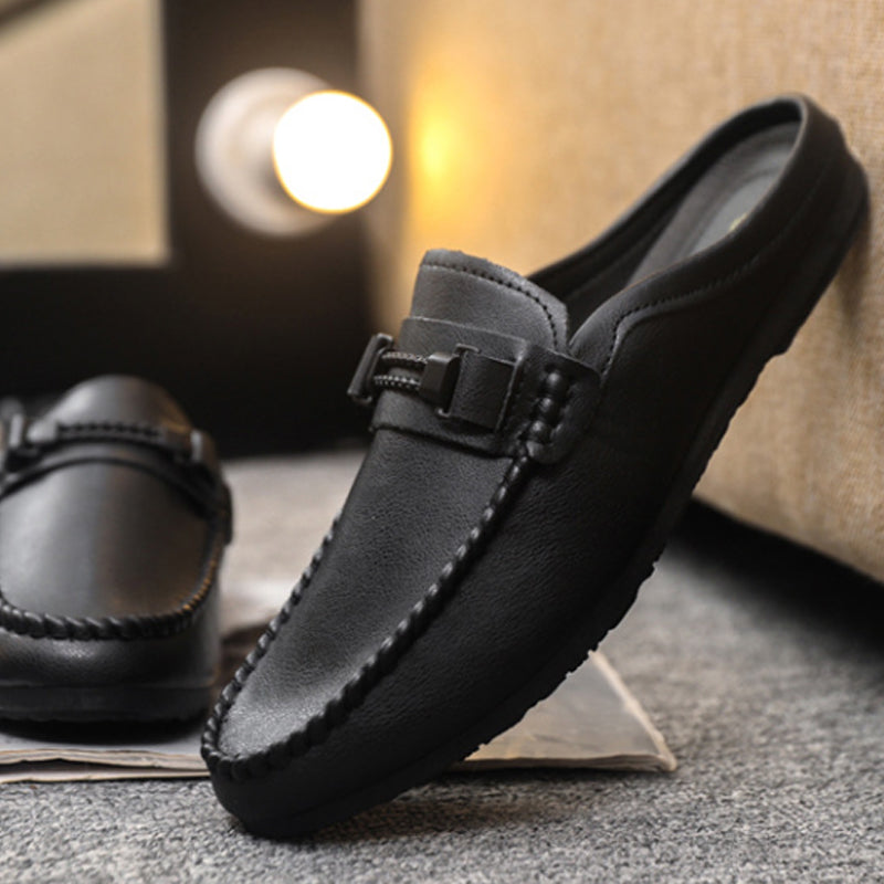 Men's Casual Backless Loafer Mules