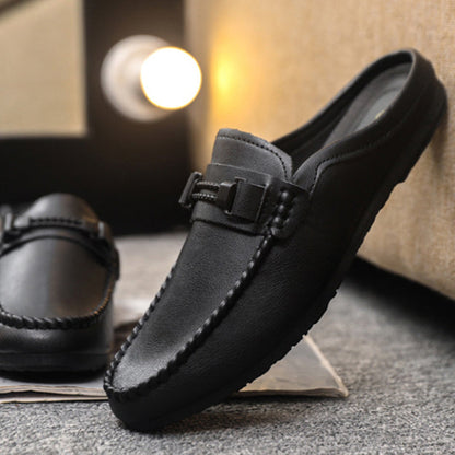 Men's Casual Backless Loafer Mules