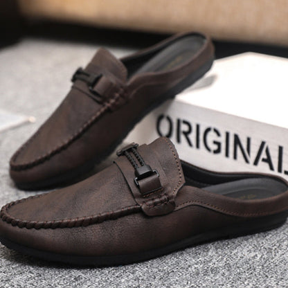 Men's Casual Backless Loafer Mules