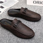Men's Casual Backless Loafer Mules