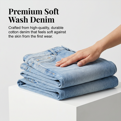 Women's Multi-Button Wide-Leg Denim Culottes
