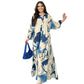 Women’s Floral V-Neck Maxi Dress