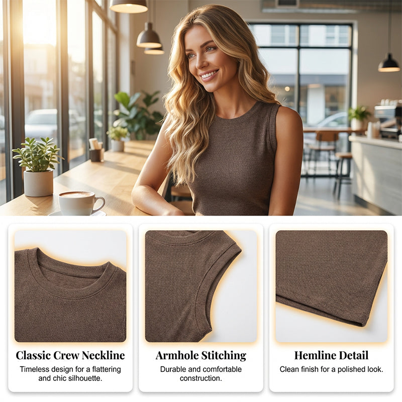Women's Knitted Casual Tank Top