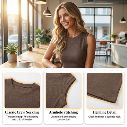 Women's Knitted Casual Tank Top