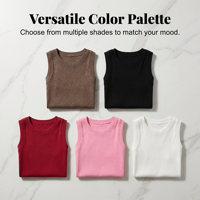Women's Knitted Casual Tank Top