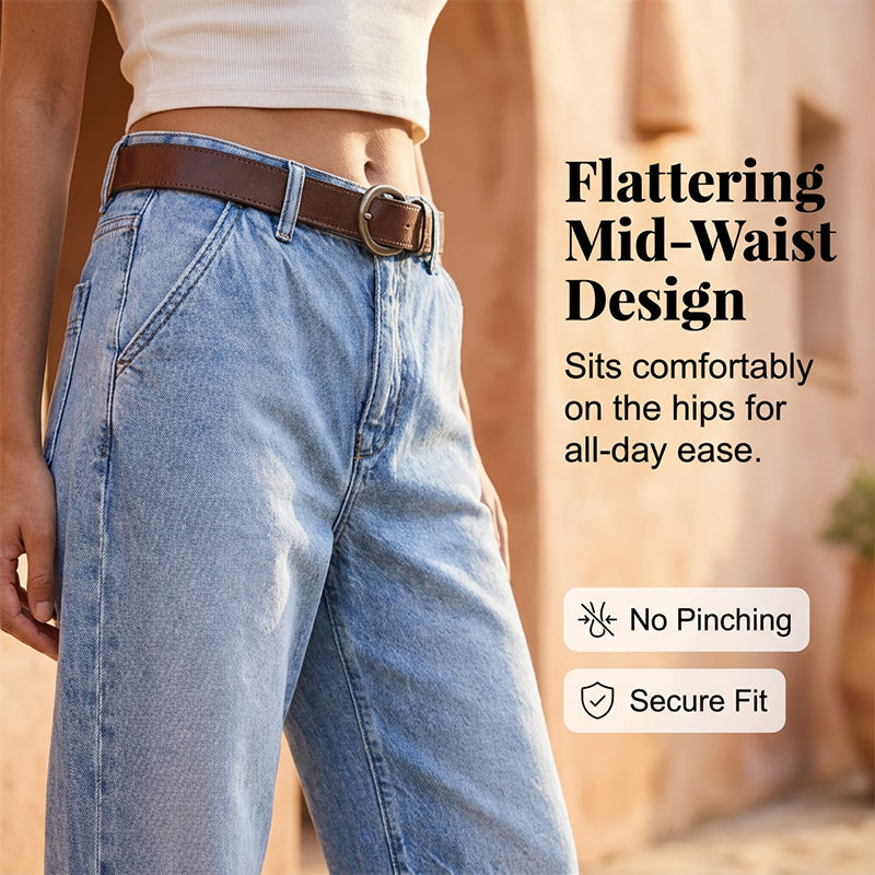 Women's High Waisted Cropped Barrel Jeans