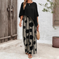 🎁Hot Sale 50% OFF!💐5/8 Sleeves Top & Print Pants Set