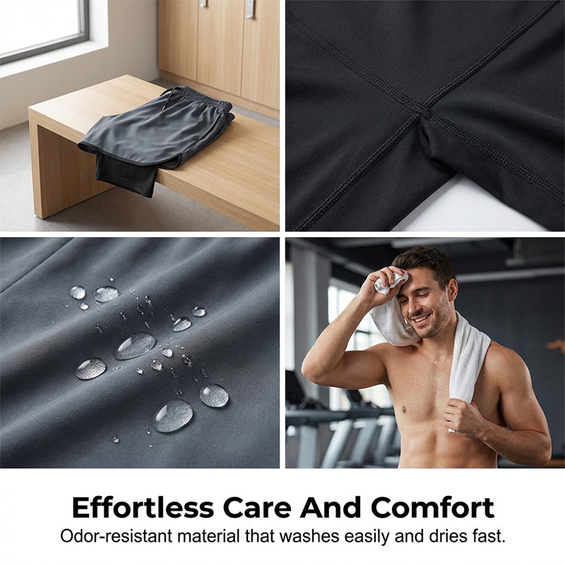 Men's 2-in-1 Running Tights with Shorts