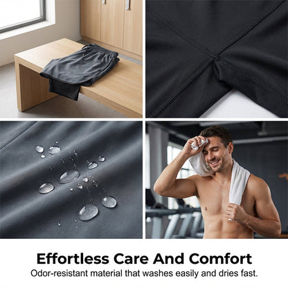 Men's 2-in-1 Running Tights with Shorts
