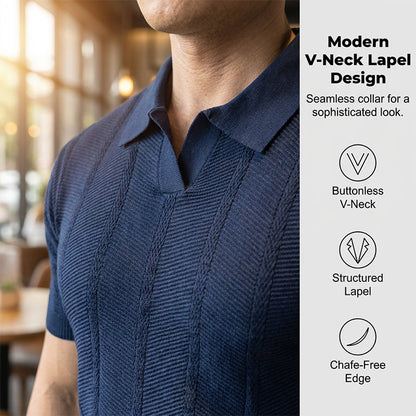 Short Sleeve Textured Athletic Top