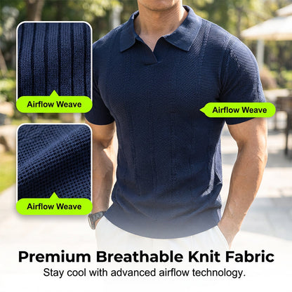 Short Sleeve Textured Athletic Top