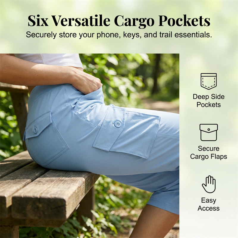 Women's Lightweight Cargo Capris