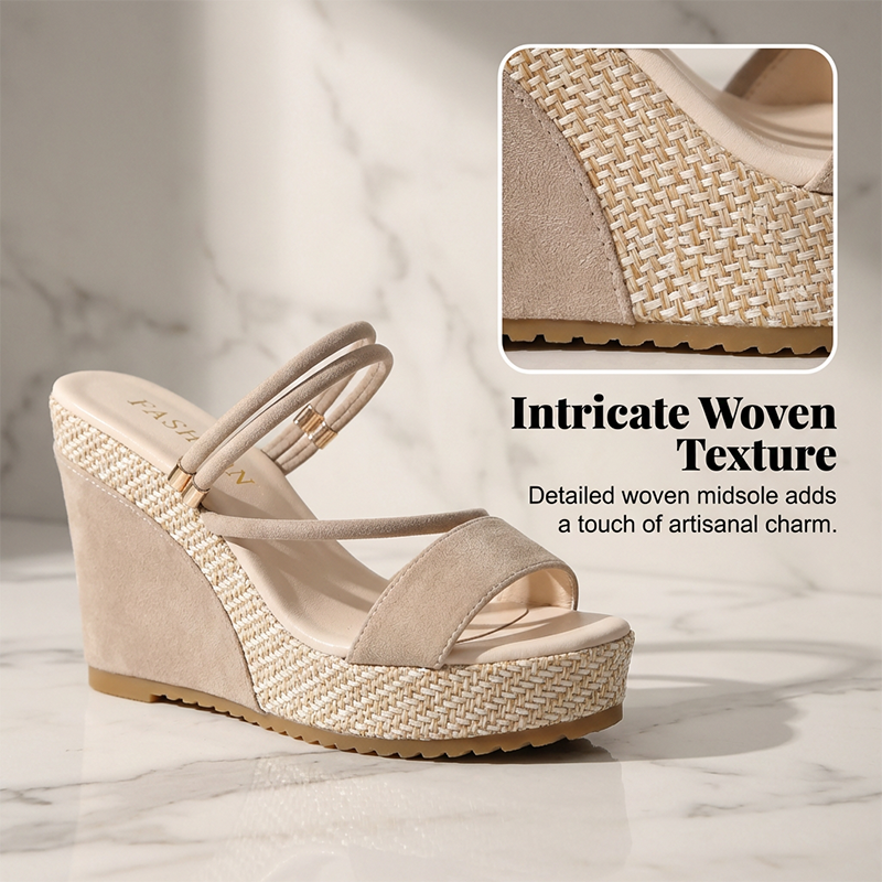 Women’s High Heel Wedge Sandals