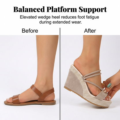 Women’s High Heel Wedge Sandals