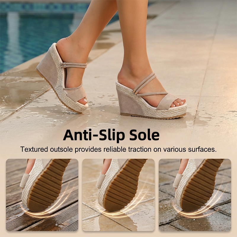 Women’s High Heel Wedge Sandals
