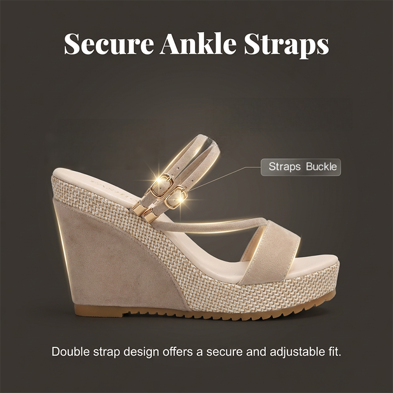 Women’s High Heel Wedge Sandals