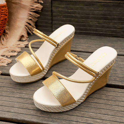 Women’s High Heel Wedge Sandals