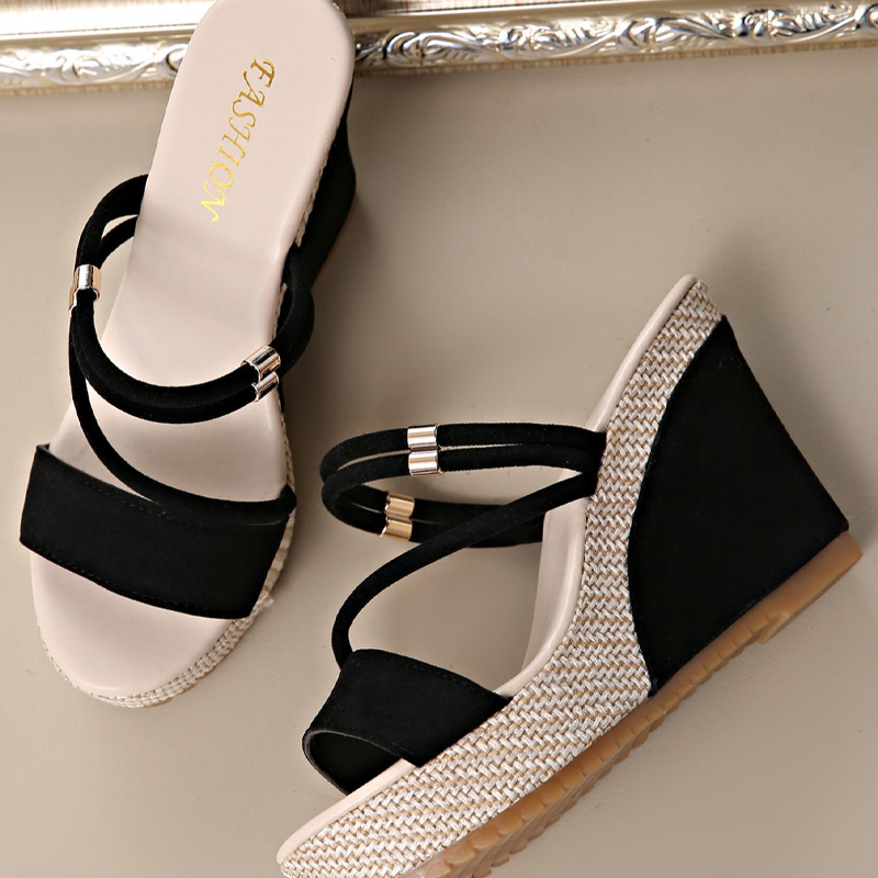 Women’s High Heel Wedge Sandals