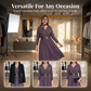 Women's Versatile V-Neck Midi Dress
