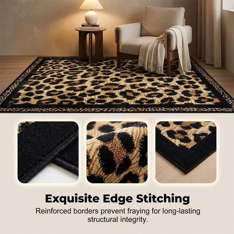 Soft Short-Pile Sofa & Coffee Table Carpet