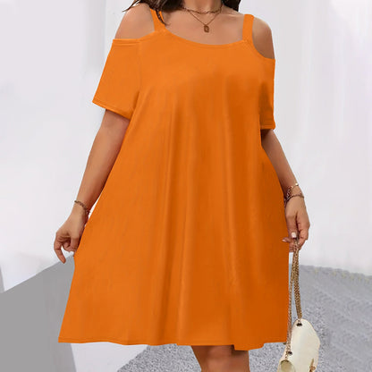 👗 50% OFF THE COLD SHOULDER DRESS! ✨ Breezy, lightweight & perfect for summer escapes 🍹☀️