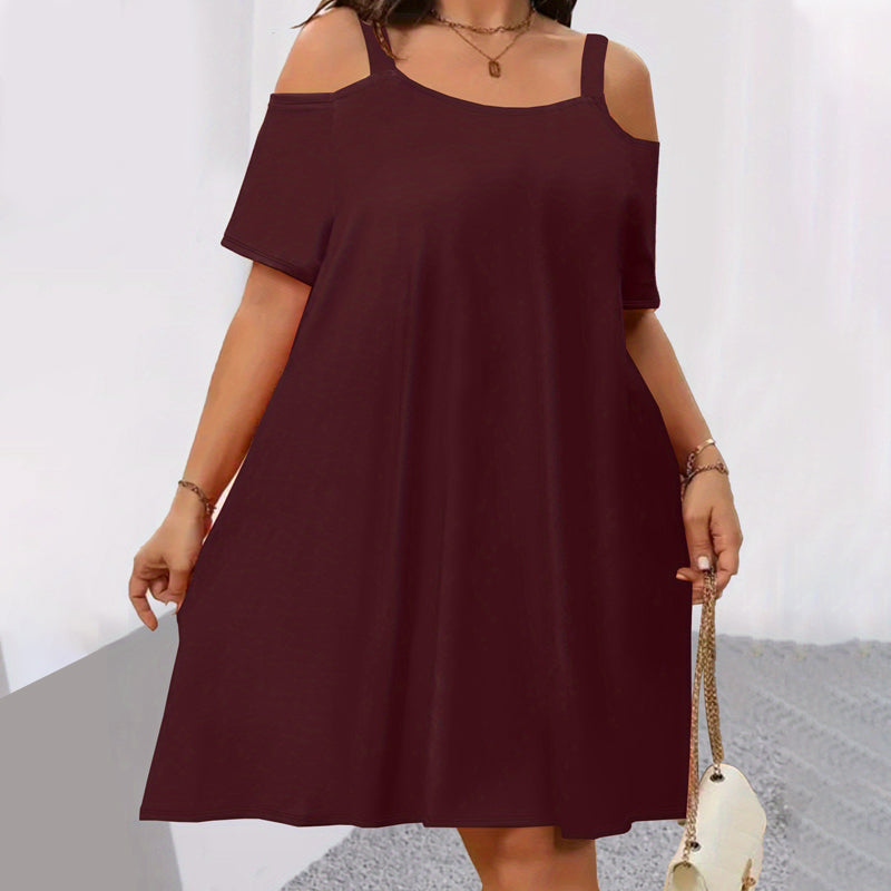👗 50% OFF THE COLD SHOULDER DRESS! ✨ Breezy, lightweight & perfect for summer escapes 🍹☀️