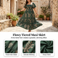Women's Square Neck Smocked Flowy Dress💗 Exuding Effortless Elegance✨