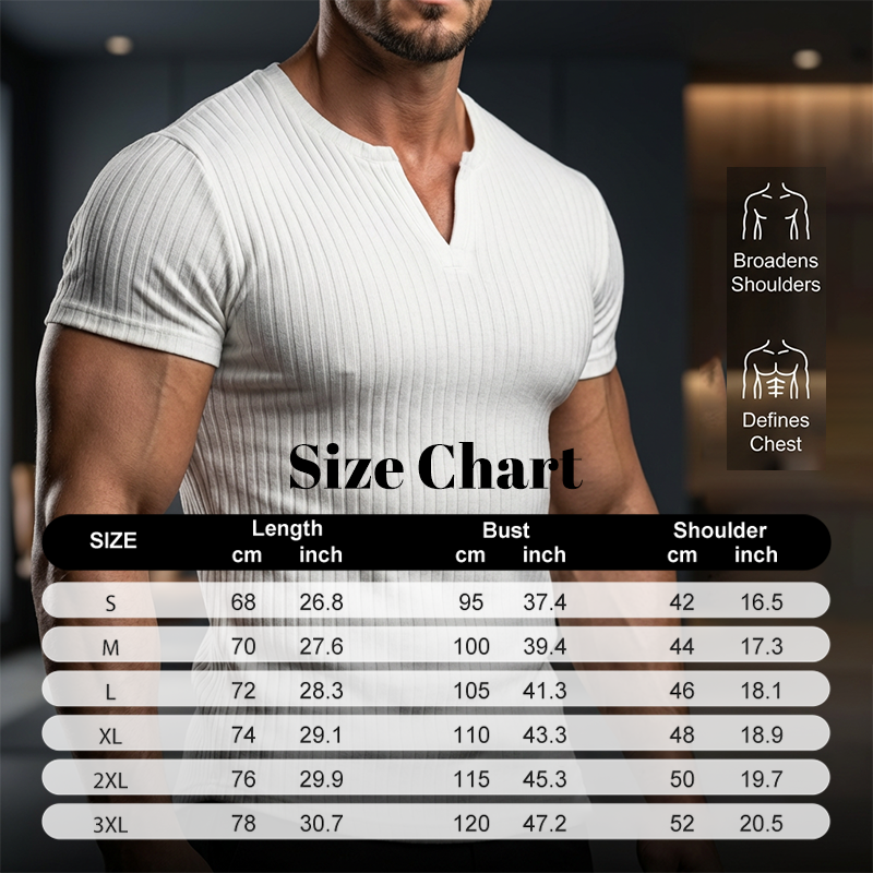 Men's Slim Solid Henley Shirt
