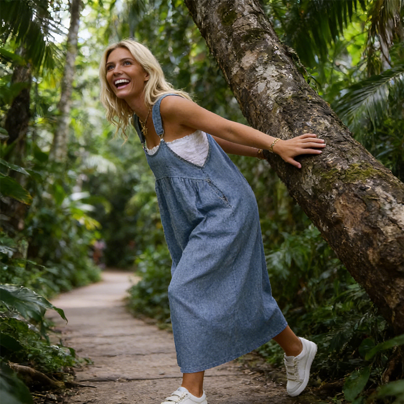 💐50% OFF ! Breathable Fabric Loose Dress – Cool & Lightweight 🌿💨【Exceptional Price】