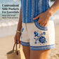 Bohemian Bird Print 2-Piece Short Set
