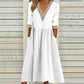 Women's V-Neck Lace Trim Midi Dress❤️BUY 2 GET FREE SHIPPING