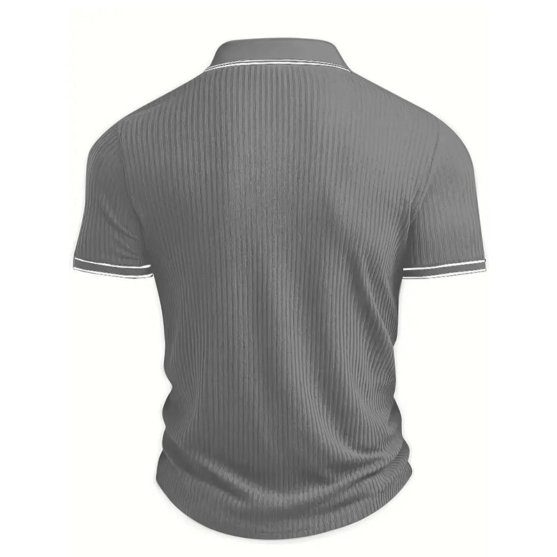 🎁New arrival 50% OFF💥Summer Casual Short Sleeve Polo Shirt— Free Shipping For Two Pieces