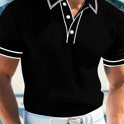 🎁New arrival 50% OFF💥Summer Casual Short Sleeve Polo Shirt— Free Shipping For Two Pieces