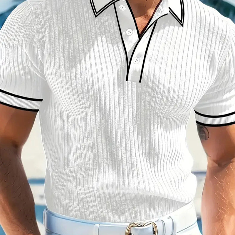 🎁New arrival 50% OFF💥Summer Casual Short Sleeve Polo Shirt— Free Shipping For Two Pieces
