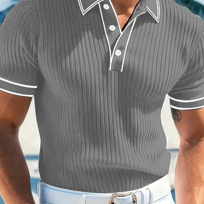 🎁New arrival 50% OFF💥Summer Casual Short Sleeve Polo Shirt— Free Shipping For Two Pieces
