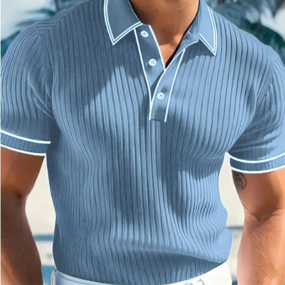 🎁New arrival 50% OFF💥Summer Casual Short Sleeve Polo Shirt— Free Shipping For Two Pieces