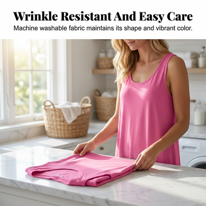 Women's Summer Casual Tank Dress with Pockets