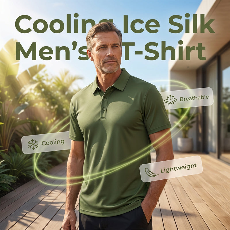 🔥Hot Sale🔥Men's Summer Breathable Collared T-Shirt