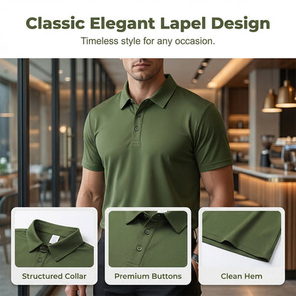 🔥Hot Sale🔥Men's Summer Breathable Collared T-Shirt