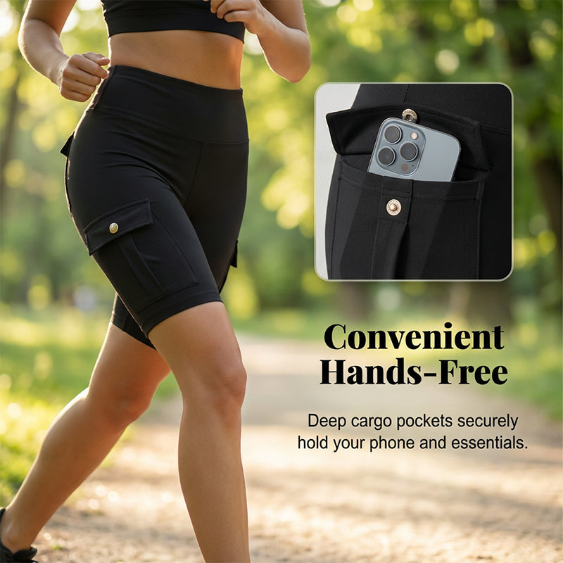 🥳2026 HOT SALE🥳💞50K+ SOLD!💥🧘‍♀️🍑 50% OFF! High‑Waist Butt‑Lifting Shorts – 4‑way stretch, squat‑proof. Pockets for phone & keys. Gentle tummy control, all‑day comfort. Your workout bestie. 🩳✨