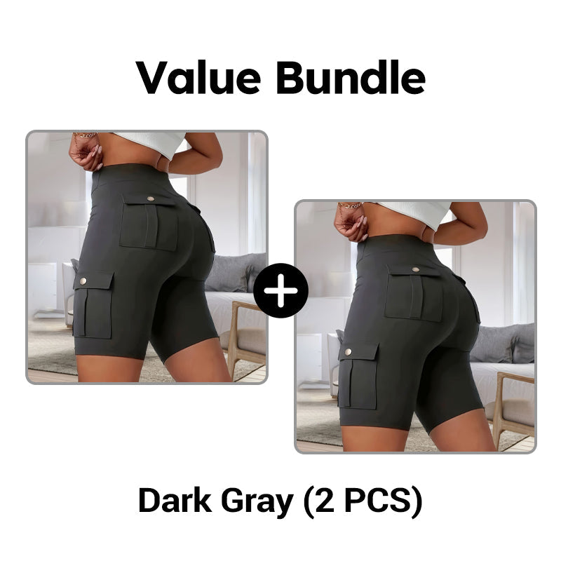 🥳2026 HOT SALE🥳💞50K+ SOLD!💥🧘‍♀️🍑 50% OFF! High‑Waist Butt‑Lifting Shorts – 4‑way stretch, squat‑proof. Pockets for phone & keys. Gentle tummy control, all‑day comfort. Your workout bestie. 🩳✨
