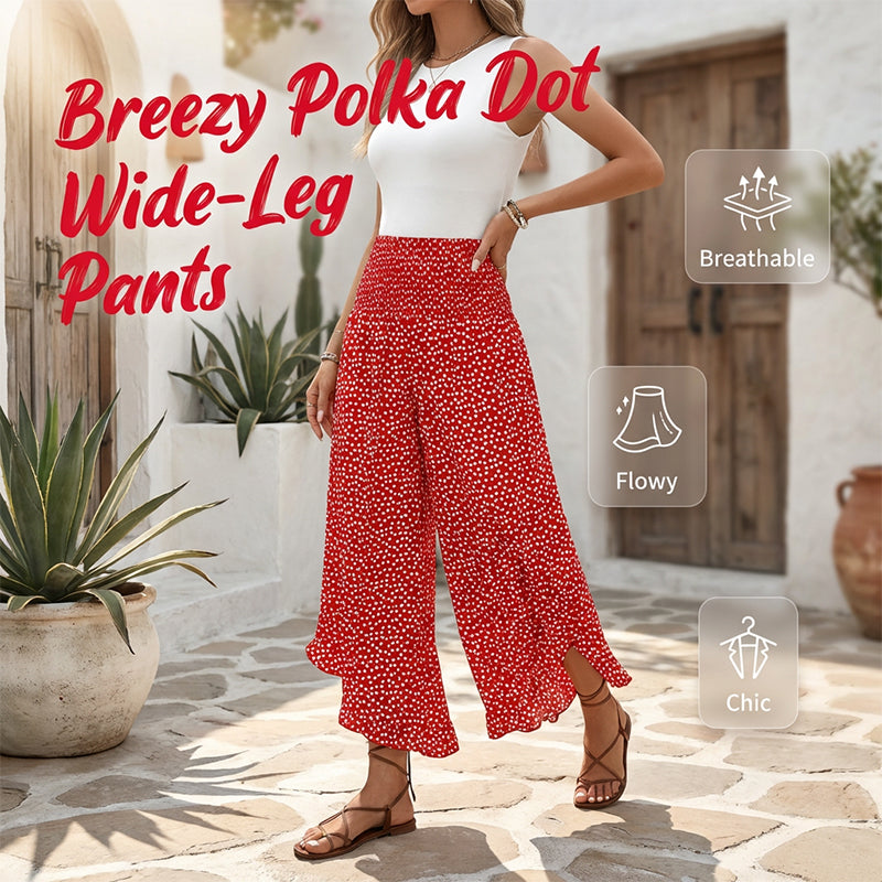 Women's Flowy High Waist Wide-Leg Pants
