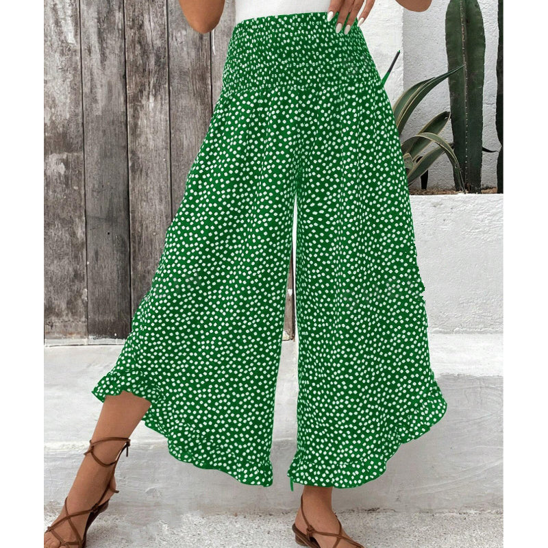Women's Flowy High Waist Wide-Leg Pants