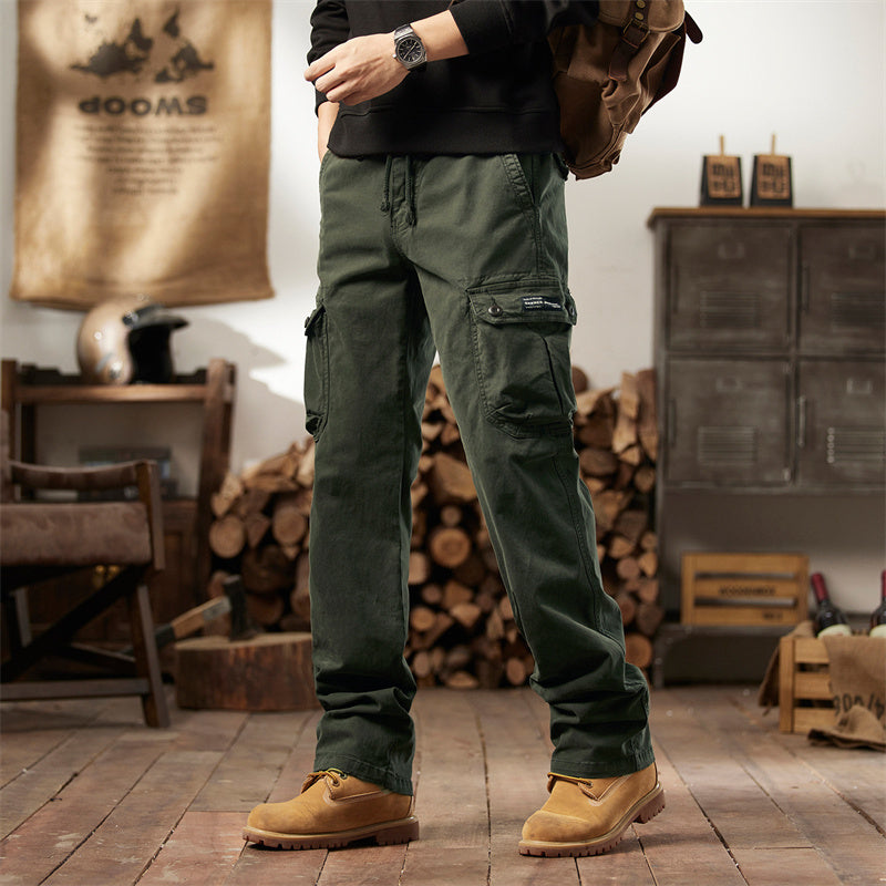 👖 50% OFF NOW! 🛠️ Men's Cotton Cargo Tactical Pants – Multi-Pocket, Reinforced Construction & Adjustable Waist