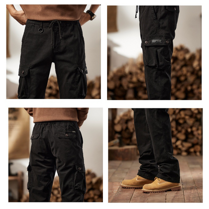 👖 50% OFF NOW! 🛠️ Men's Cotton Cargo Tactical Pants – Multi-Pocket, Reinforced Construction & Adjustable Waist