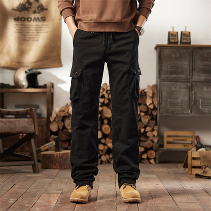👖 50% OFF NOW! 🛠️ Men's Cotton Cargo Tactical Pants – Multi-Pocket, Reinforced Construction & Adjustable Waist