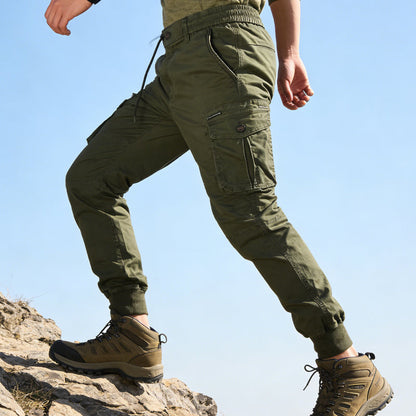 Men's Casual Cargo Jogger Pants with Pockets